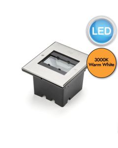 Konstsmide - Ground Spot - 7995-310 - LED Stainless Steel IP65 Outdoor Ground Light