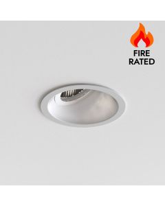 Astro Lighting - Minima Slimline Round 25 1249036 - IP65 Fire Rated Matt White Downlight/Recessed