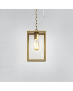 Astro Lighting - Homefield Pendant 240 1095035 - Natural Brass Pendant