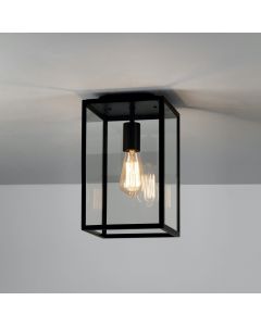 Astro Lighting - Homefield Ceiling 1095021 - Textured Black Ceiling Light