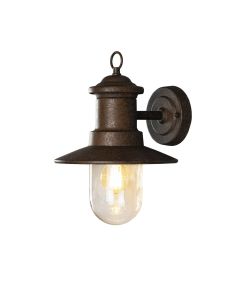 Konstsmide - Napoli - 7346-970 - Rust IP44 Outdoor Wall Light