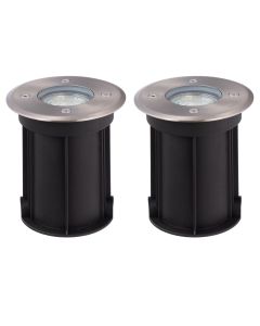 Set of 2 Lipa - Outdoor Recessed Ground Lights