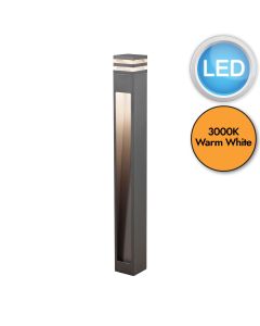 Konstsmide - Massa - 7945-370 - LED Anthracite 2 Light IP54 Outdoor Post Light