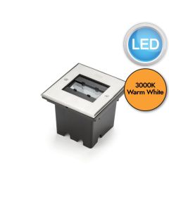 Konstsmide - Ground Spot - 7994-310 - LED Stainless Steel IP65 Outdoor Ground Light