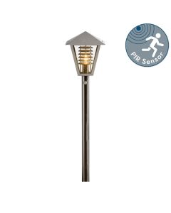 Konstsmide - Novara - 7340-000 - Stainless Steel IP44 Outdoor Post Light