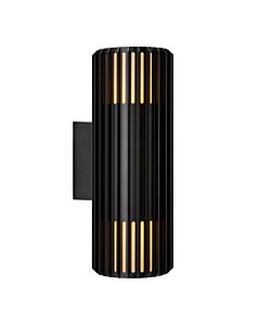 Nordlux - Aludra - 2418121203 - Black IP54 Coastal Up & Down Outdoor Wall Washer Light