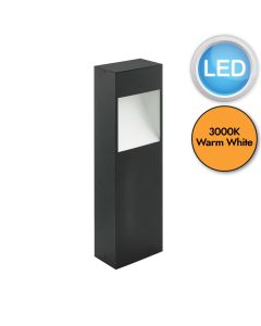 Eglo Lighting - Manfria - 98096 - LED Anthracite White IP44 Outdoor Post Light