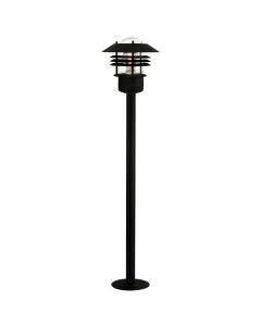 Nordlux - Vejers - 25118003 - Black Clear Glass IP54 Outdoor Post Light