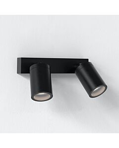 Astro Lighting - Dartmouth - 1372016 - Black 2 Light IP44 Outdoor Wall Spotlight