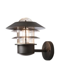 Konstsmide - Modena - 7303-750 - Black IP44 Outdoor Wall Light