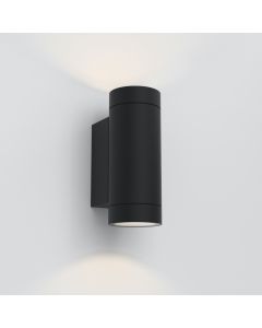 Astro Lighting - Dartmouth Twin GU10 1372014 - IP54 Textured Black Wall Light