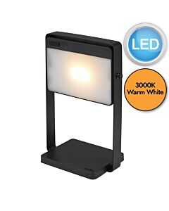 Nordlux - Saulio - 2418035003 - LED Black IP44 Touch Solar Outdoor Portable Lamp