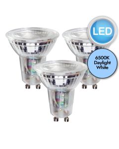 3 x 4.7W LED GU10 Dimmable Light Bulbs - Daylight White