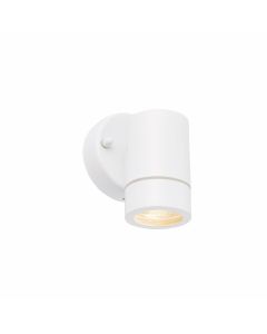 Saxby Lighting - Palin - 75441 - White Clear Glass IP44 Outdoor Wall Washer Light