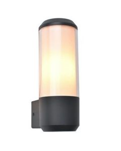 Lutec - Heros - 5288201118 - Dark Grey Opal IP44 Outdoor Wall Light