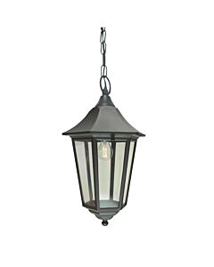 Norlys Lighting - Valencia Grande - VG8-BLACK - Black Clear IP54 Outdoor Ceiling Pendant Light