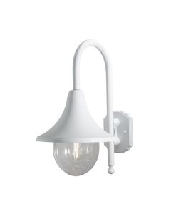 Konstsmide - Bari - 7237-250 - White IP44 Outdoor Wall Light