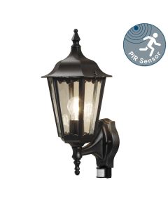 Konstsmide - Firenze - 7236-750 - Black IP44 Outdoor Sensor Wall Light