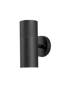 Konstsmide - Modena - 7656-750 - Black 2 Light IP44 Outdoor Wall Washer Light