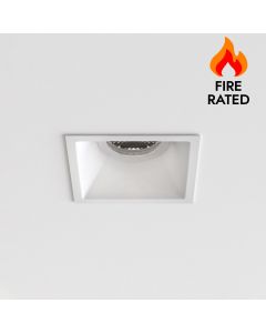 Astro Lighting - Minima Square Fixed 1249038 - IP65 Fire Rated Matt White Downlight/Recessed