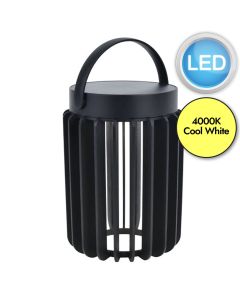 Lutec - Kozy - 6933701330 - LED Black Clear IP44 Outdoor Portable Lamp