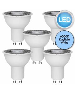 5 x 4.2W LED GU10 Light Bulbs - Daylight White