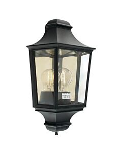 Elstead - Norlys - Turin T9-BLACK Half Lantern