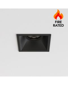 Astro Lighting - Minima Square Fixed 1249039 - IP65 Fire Rated Matt Black Downlight/Recessed