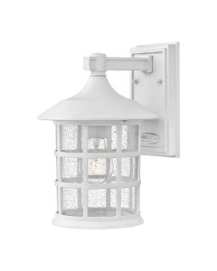 Hinkley Lighting - Freeport - HK-FREEPORT2-M-TWH - White Clear Seeded Glass IP44 Outdoor Wall Light