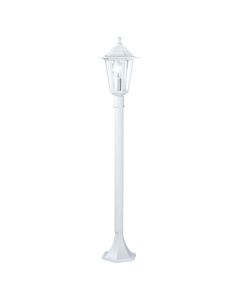 Eglo Lighting - Laterna 5 - 22995 - White Clear Glass IP44 Outdoor Post Light