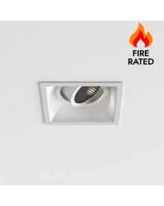 Astro Lighting - Minima Square Adjustable 1249042 - Fire Rated Matt White Downlight/Recessed