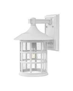 Hinkley Lighting - Freeport - HK-FREEPORT2-L-TWH - White Clear Seeded Glass IP44 Outdoor Wall Light