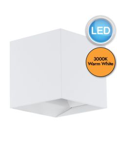 Eglo Lighting - Calpino - 97241 - LED White 2 Light IP54 Outdoor Wall Washer Light