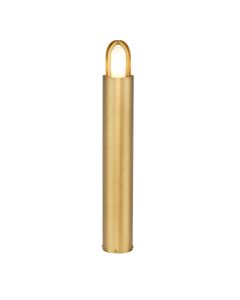 Elstead Lighting - Paignton - PAIGNTON-B-BRASS - Antique Brass Frosted Glass IP55 Outdoor Post Light