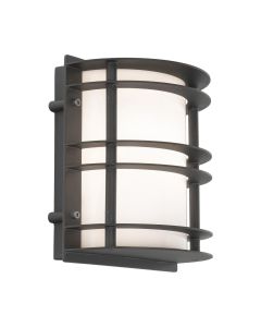 Elstead - Norlys - Stockholm ST-FLU-E27-BLK-O Bulkhead Wall Light