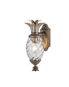 Hinkley Lighting - Plantation - HK-PLANTATION-S-BU - Burnished Bronze Clear Glass IP44 Outdoor Wall Light