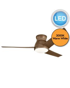 Elstead - Kichler - Eris - 152cm Fan - Walnut