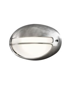 Konstsmide - Torino - 7334-000 - Stainless Steel IP44 Outdoor Bulkhead Light