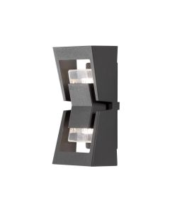 Konstsmide - Potenza - 7955-370 - Anthracite 2 Light IP54 Outdoor Wall Washer Light