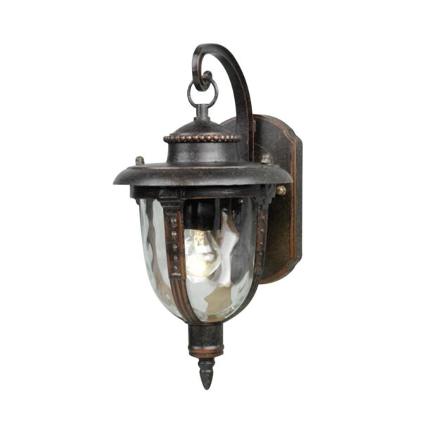 Elstead Lighting - St Louis - STL2-S-WB - Weathered Bronze Clear Glass IP44 Outdoor Wall Light