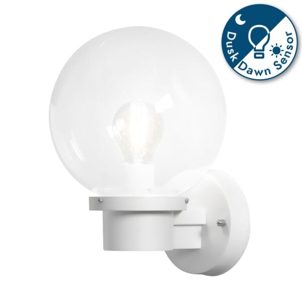 Konstsmide - Nemi - 7322-250 - White IP44 Outdoor Sensor Wall Light