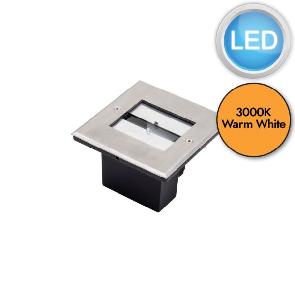 Konstsmide - Ground Spot - 7960-310 - LED Stainless Steel IP65 Outdoor Ground Light