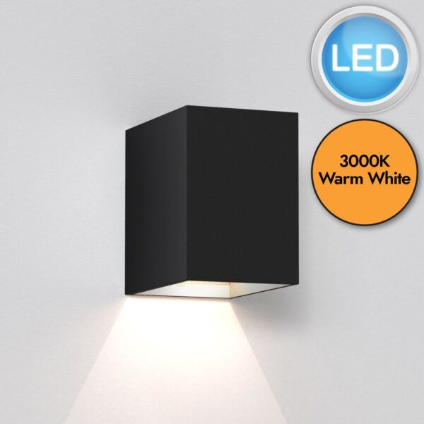 Astro Lighting - Oslo 100 LED 1298004 - IP65 Textured Black Wall Light