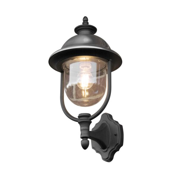 Konstsmide - Parma - 7239-000 - Black Outdoor Wall Light