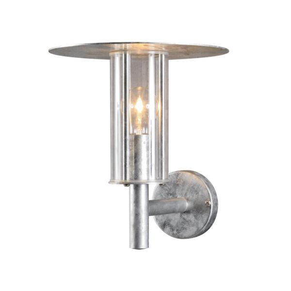 Konstsmide - Mode - 660-320 - Galvanized Zinc IP54 Outdoor Wall Light