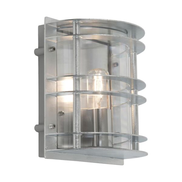 Elstead - Norlys - Stockholm ST-FLU-E27-GAL-C Bulkhead Wall Light