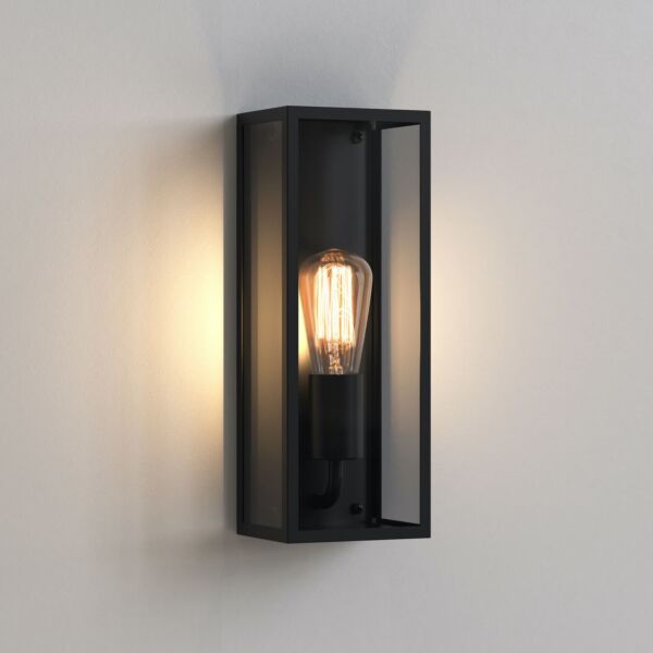 Astro Lighting - Messina 130 1183029 - IP44 Textured Black Wall Light