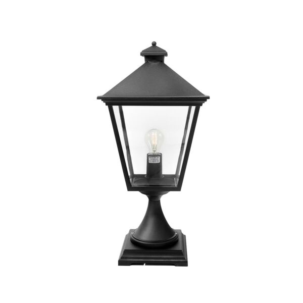 Norlys Lighting - Turin Grande - TG3-BLACK - Black Clear IP54 Outdoor Post Light