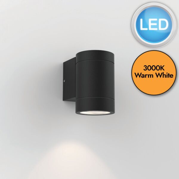 Astro Lighting - Dartmouth Single LED 1372003 - IP54 Textured Black Wall Light