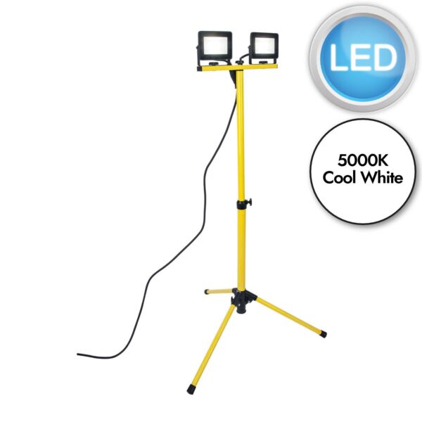 Lutec - Colossus - 7800502430 - LED Yellow Clear Tempered Glass 2 Light IP65 Outdoor Portable Lamp